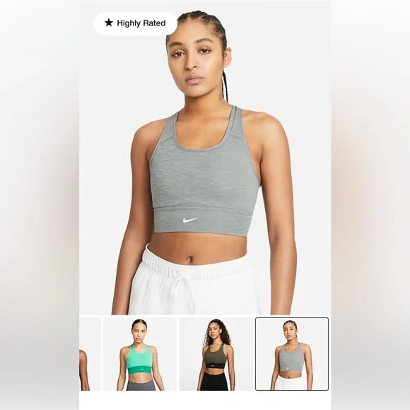 【NIKE】Swoosh Women's 1-Piece Padded Longline Sports Bra Nike Swoosh Women's 1-piece Padded Longline Sports Bra # X